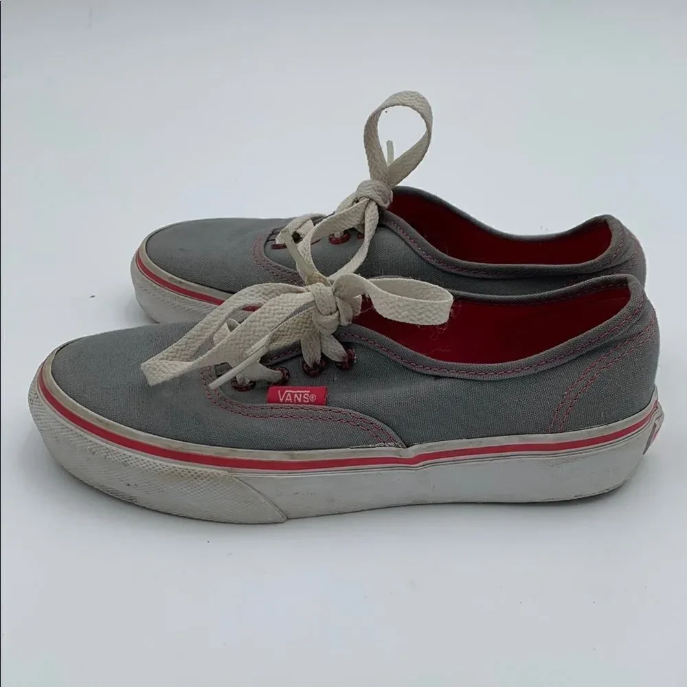 Vans Kids Sneakers Gray and Pink